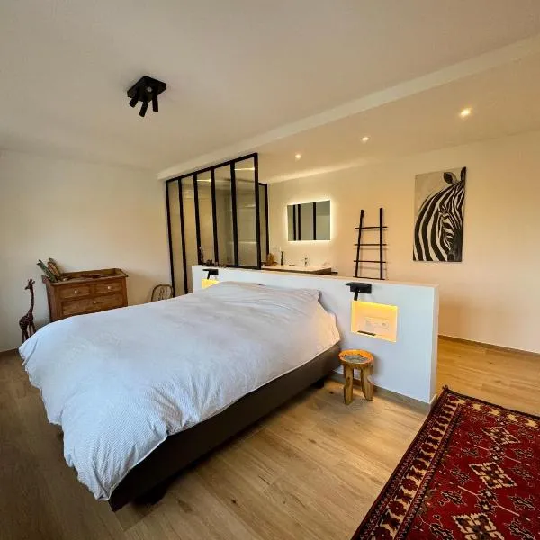 Au refuge des 3 pommes, hotell i Blégny