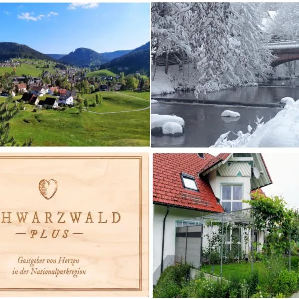Ferienwohnung, Sauna & Gästekarte gratis im Schwarzwald, hotelli kohteessa Baiersbronn