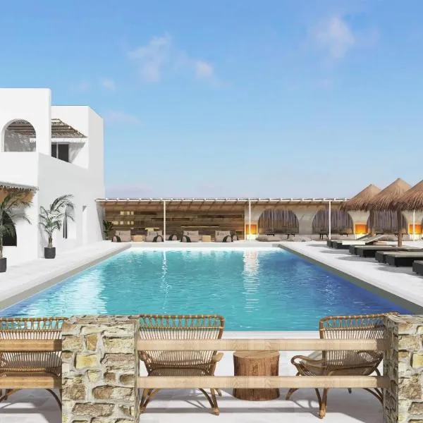 Pounda Resort Paros, a member of Radisson Individuals, hotel en Kampos Paros