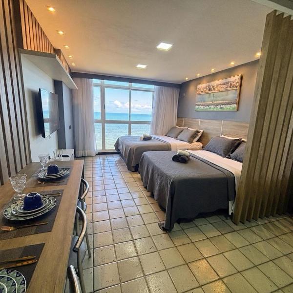 Flat frente Mar Golden Beach Piedade