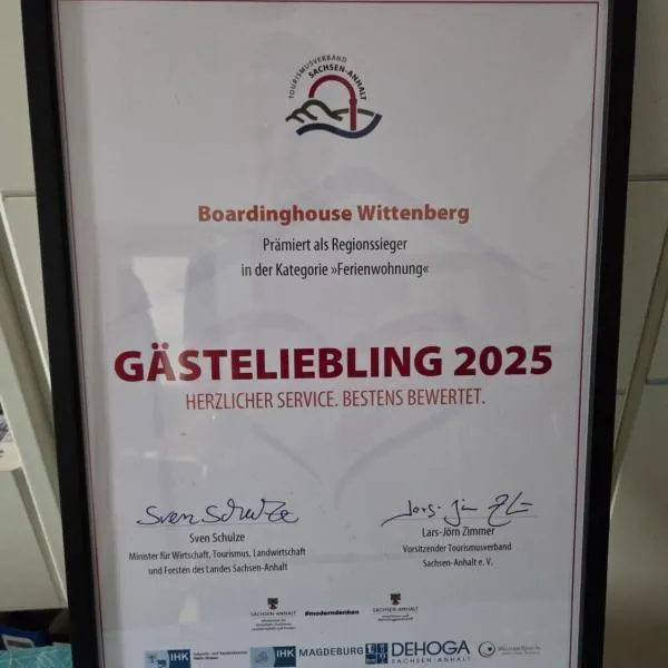 Boardinghouse Wittenberg, מלון בלותרשטאדט ויטנברג