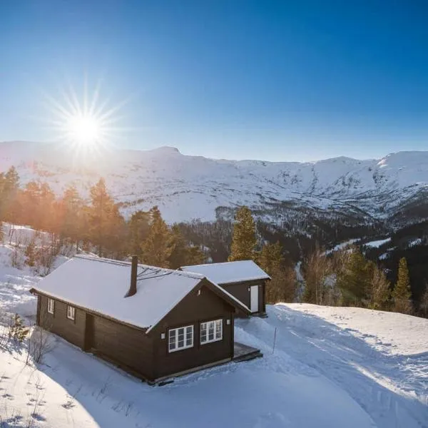 Panoramic View of Voss - Private Cabin & Patio, hotel en Vossevangen