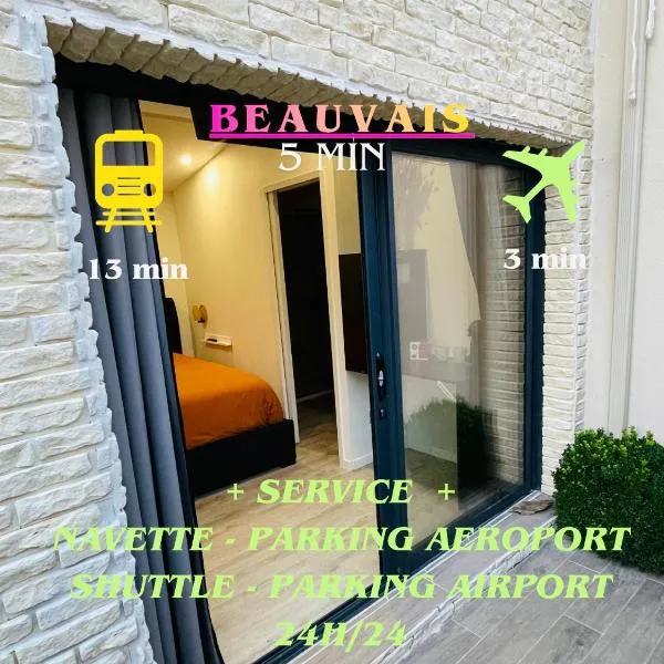 Chambre 34 indépendante et privée avec service de navette, hotel v mestu Bonlier