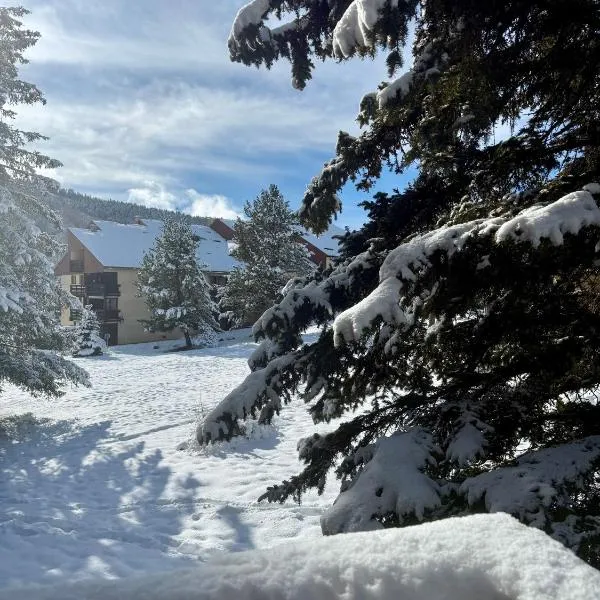 Appartement 4 couchages avec terrasse，昂塞勒的飯店