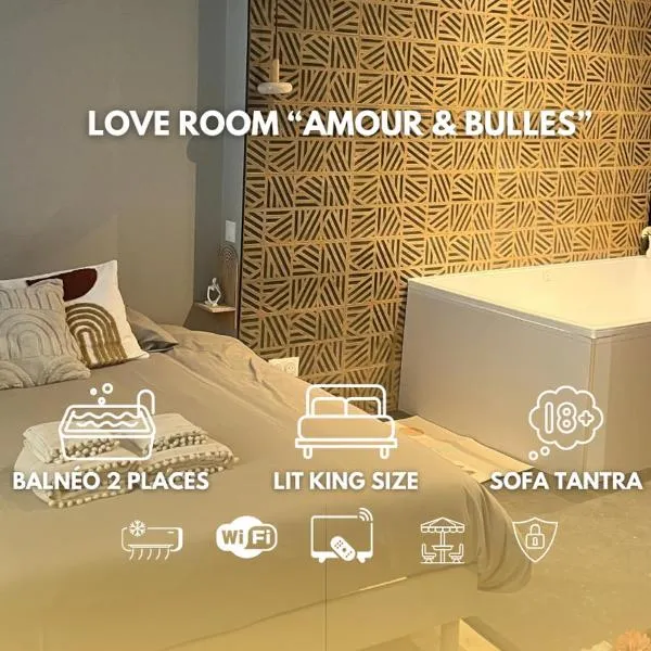 Suite romantique avec balnéo privée - Love Room Valence, hotel u gradu Bur le Valans