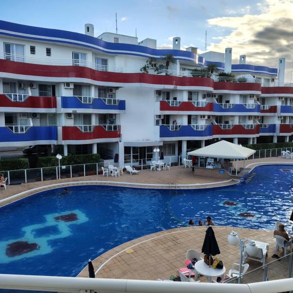 Frente mar 3 quartos com piscina