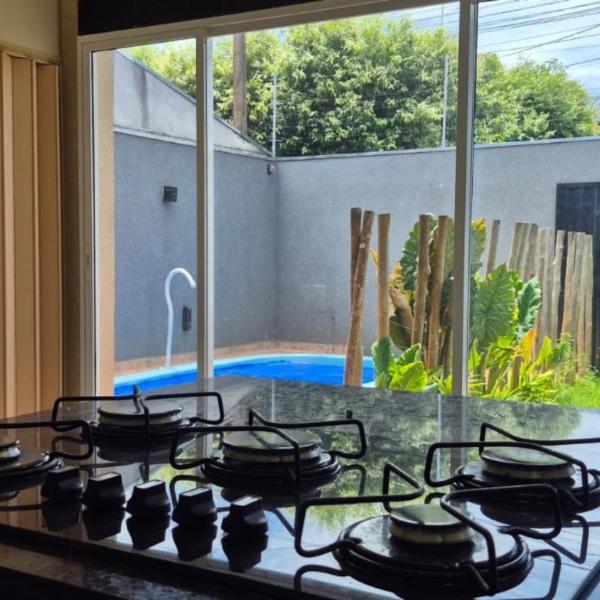 Casa Privativa-Piscina e churrasqueira.