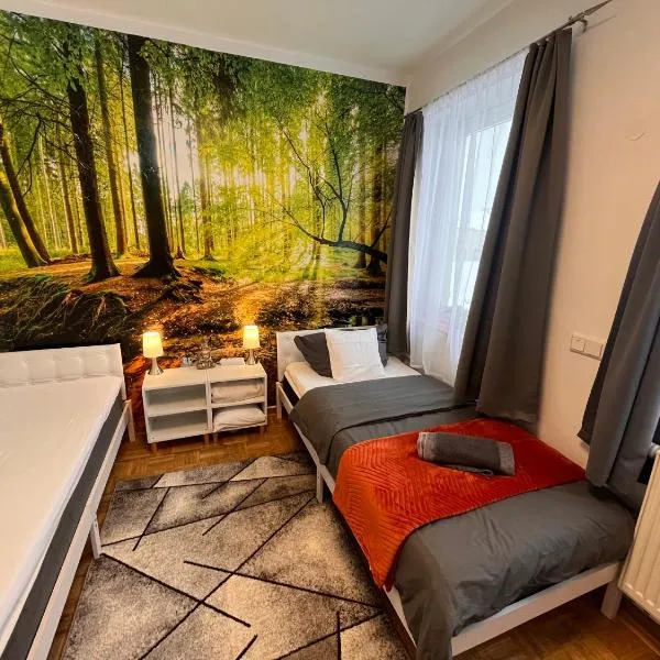 Großes Apartment Aschaffenburg 4 Schlafzimmer bis zu 10 Personen Mainpark Apartment Mainaschaff, hotel en Mainaschaff