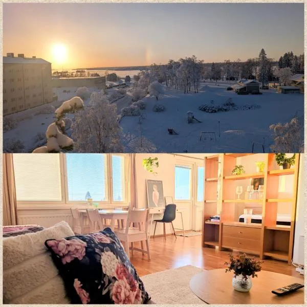 Beautiful apartment with seaview! Top 7th floor Free parking!、ケミのホテル