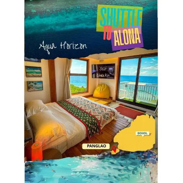 Aqua Horizon Beachside Art & Studio Condominium, hotell sihtkohas Dauis