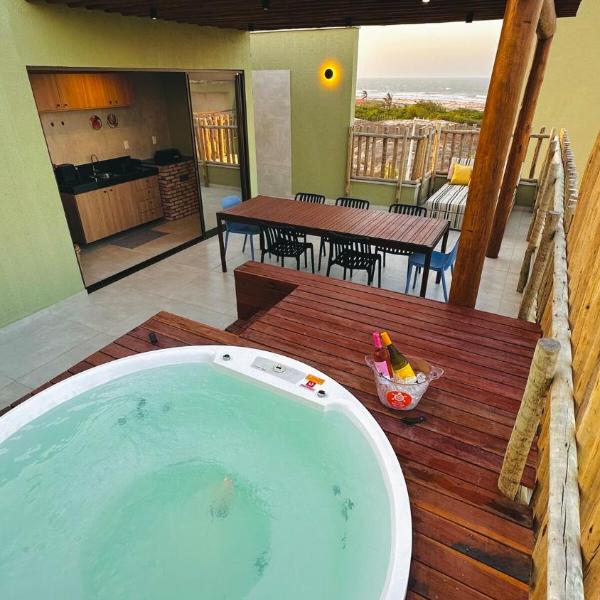 Brisa Rooftop Vistamar -Apartamento à beira mar com jacuzzi