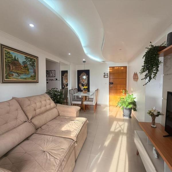 Moderno Apê à 150m da praia com churrasqueira e ar-condicionado - Foto 5