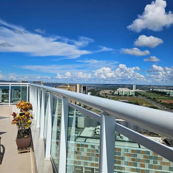 Flat I SAINT MORITZ, TOP 14, Espaçoso, Aconchegante, Novo, Região Central de Brasilia, Executivo ou Família, hotel a Brasília