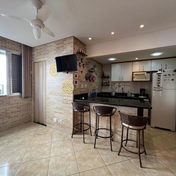 Flat pé na areia Boqueirão Canto do Forte - Foto 4