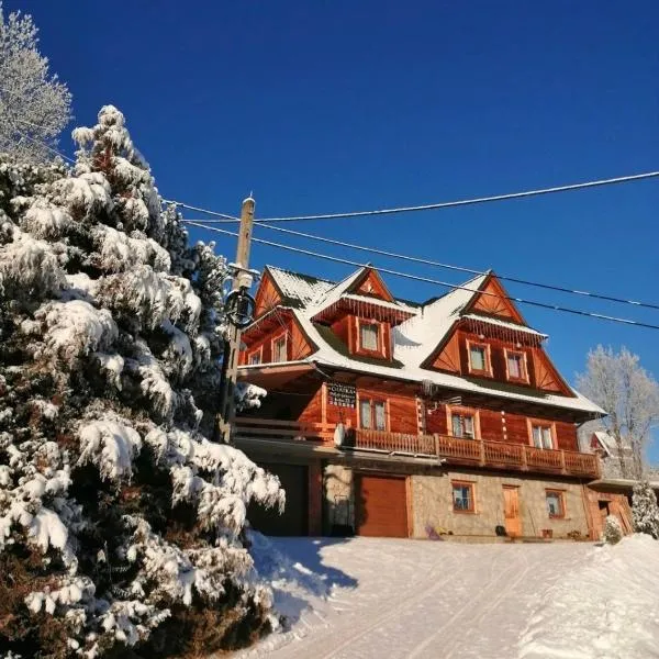 Miodowa Chatka, hotelli kohteessa Brzegi