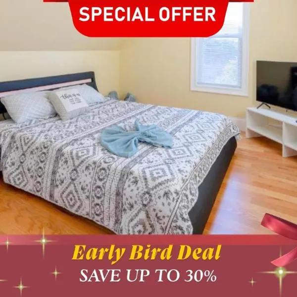 233-3 - 4BR Boston - Peaceful Escape near Park Zoo, Hotel in Boston