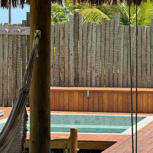 Casa Pindorama com Vista para o mar em Corumbau