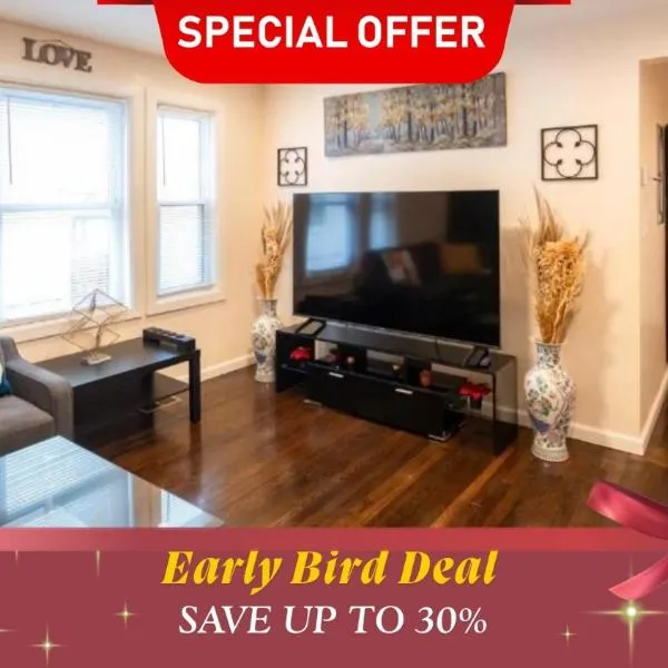 30-1 - 4BR Boston - Cozy Apt near Geneva Cliffs, מלון בבוסטון
