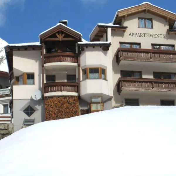 Haus am Dorfplatz, hotel v destinaci Samnaun