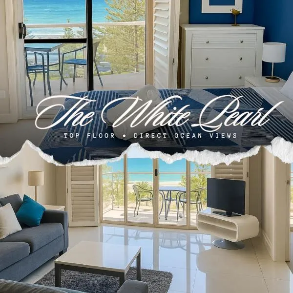 The White Pearl Apartment Direct Ocean Views Top Floor, hotel in Perth
