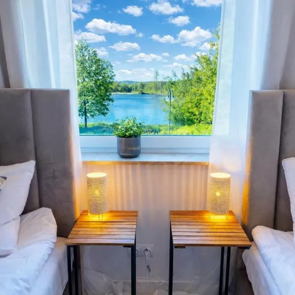 Unique View Apartment - 3pok, 4 łóżka, widok na rzekę, centrum, Netflix, parking, winda, hotel di Iława