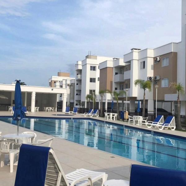 Apartmento em Praia Canasvieiras poolVG21O402