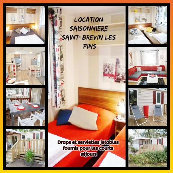 HOME-COSY - 6 pers - 40 m2 3 CH - 2 SDB et 2 WC, Hotel in Saint-Brévin-les-Pins