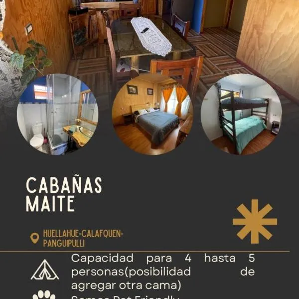 Cabañas Maite Panguipulli Calafquen, hotel u gradu 'Huellahue'
