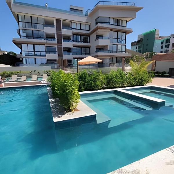 Flat Pé na areia