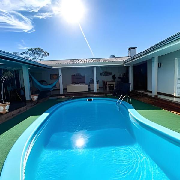Casa piscina. Paraguai, iItaipu e Templobudista.