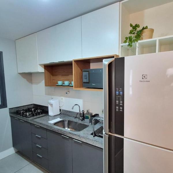 Aconchegante apê com varanda, piscina e academia - Foto 5