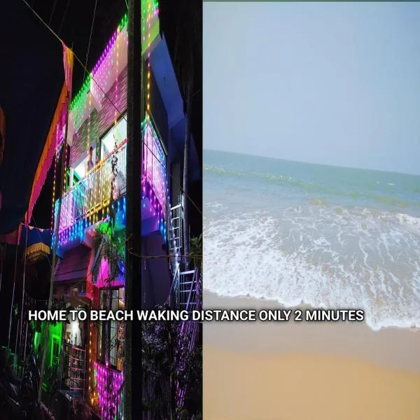 Sarvesh Arundekar Home Stay In Beach Side AC Room, hotelli kohteessa Gokarna