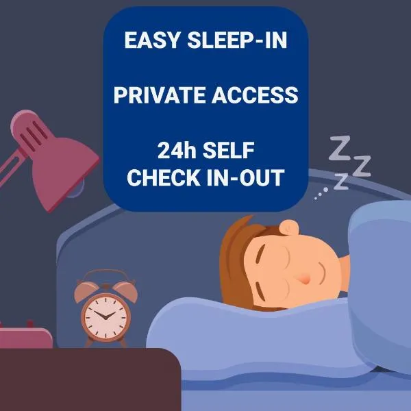 PRIVATE B&B - EASY ACCESS - 24h SELF CHECK IN-OUT, хотел в Оденсе