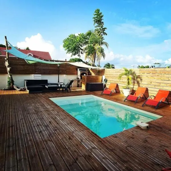 Gîtes l'orée Bleue, hotel en Sainte-Rose