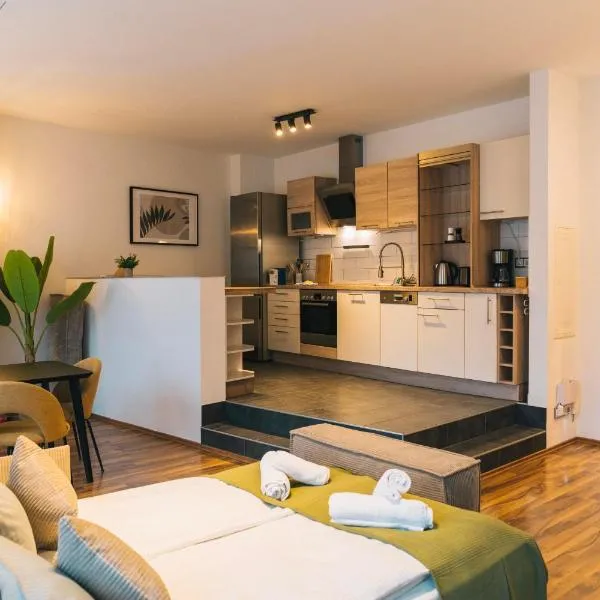 RR - Modern Living Apartments - 84 qm - Kitchen - Parking、マクデブルクのホテル
