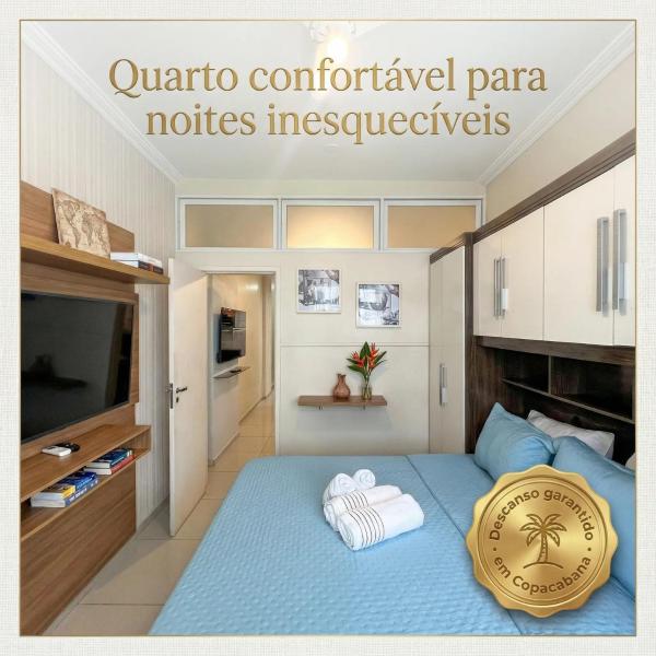 Copa Dream Stay, Janela Acústica, 2 min a pé da Praia, Wi-Fi, Ar Condicionado - Foto 4