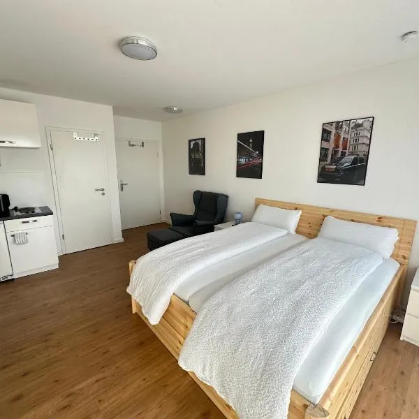 Helles Studio mit Weitblick, Doppelbett, zentrumsnah, hotel sa Aschaffenburg