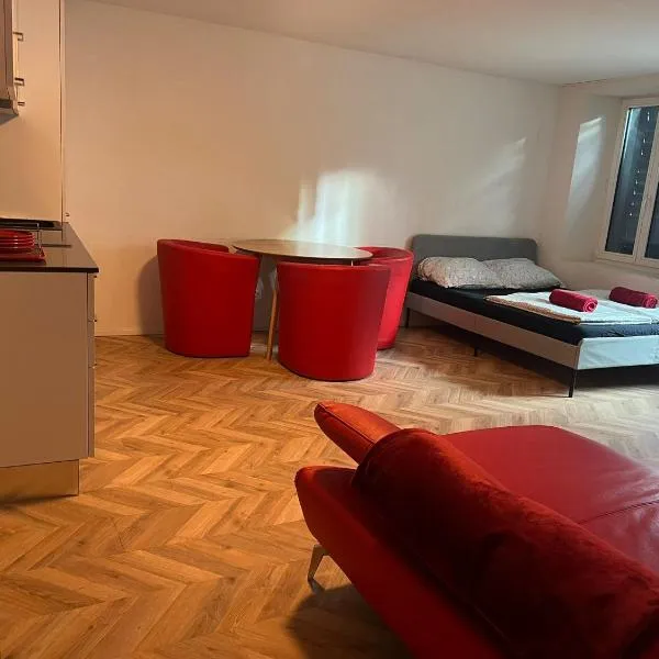 Central Living Brugg - Redapartment, hotel Bruggban
