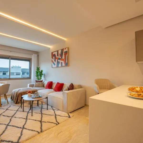 Le Rubis - Appartement pour 3 personnes - Avec Piscine - Proche aeroport Mohammed 5, hotel a Nouaseur
