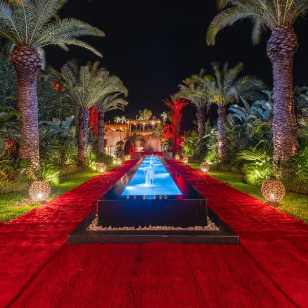 Exclusive Private Luxury 4-Bedroom Villa with Atlas Mountains View & Rooftop, Marrakech, готель у місті Amezrou