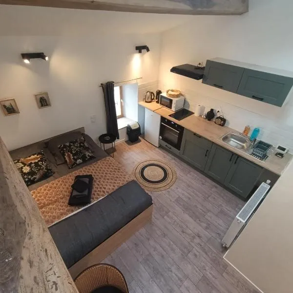 Olliergues में, होटल Agréable studio privé avec terrasse