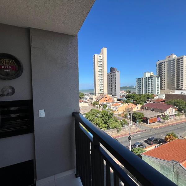 Apê 6º com vista maravilhosa da praia de Piçarras