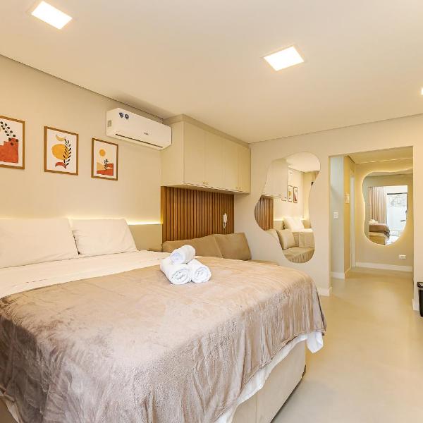 Casa privativa para família com AC e Cama Queen