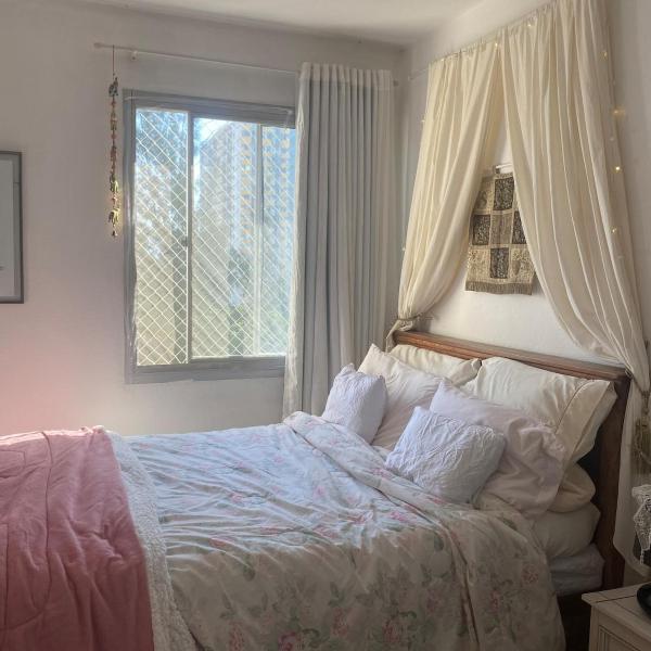 Quarto mágico com vista para o mar e por do sol