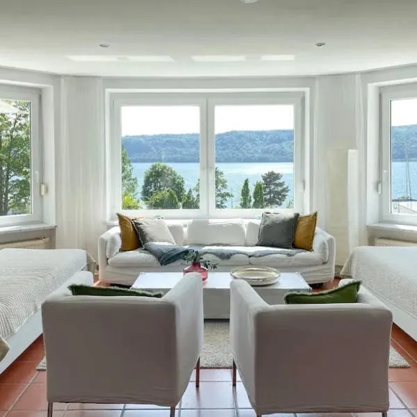 Viesnīca 100m zum See Wunderschöne Wohnung mit Seeblick pilsētā Ziplingene