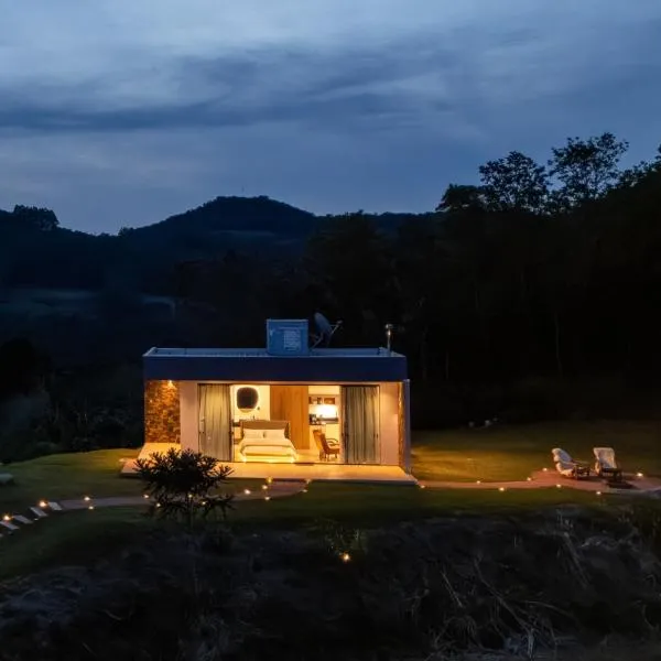 Cabana Lúmina Colina - vista panorâmica, hotel en Santa Cruz do Sul