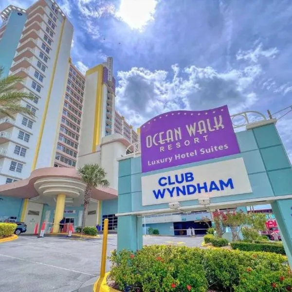 Totally Updated 1 BR Deluxe Jacuzzi Suite - Wyndham Ocean Walk 2429 - Vacation in Resort luxury, hótel á Daytona Beach