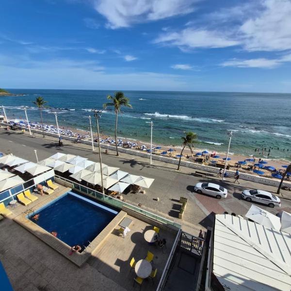 Beachfront Studio - Ocean View near Farol da Barra - Bahia Flat