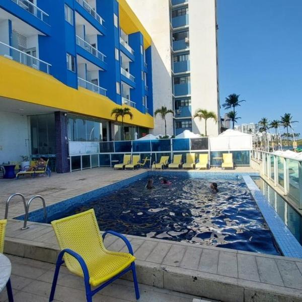 Beachfront Studio - Ocean View near Farol da Barra - Bahia Flat - Foto 4