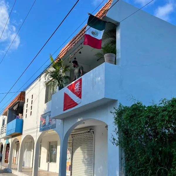 Mi Refugio Dive House, hotel i Cozumel